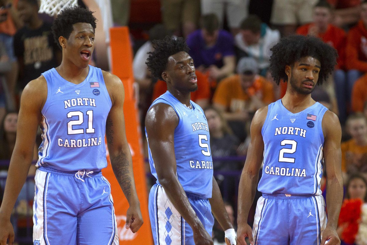 Sterling Manley (21) would have contributed in a thin post rotation this season. (Nassir Little and Coby White might have helped, too.)